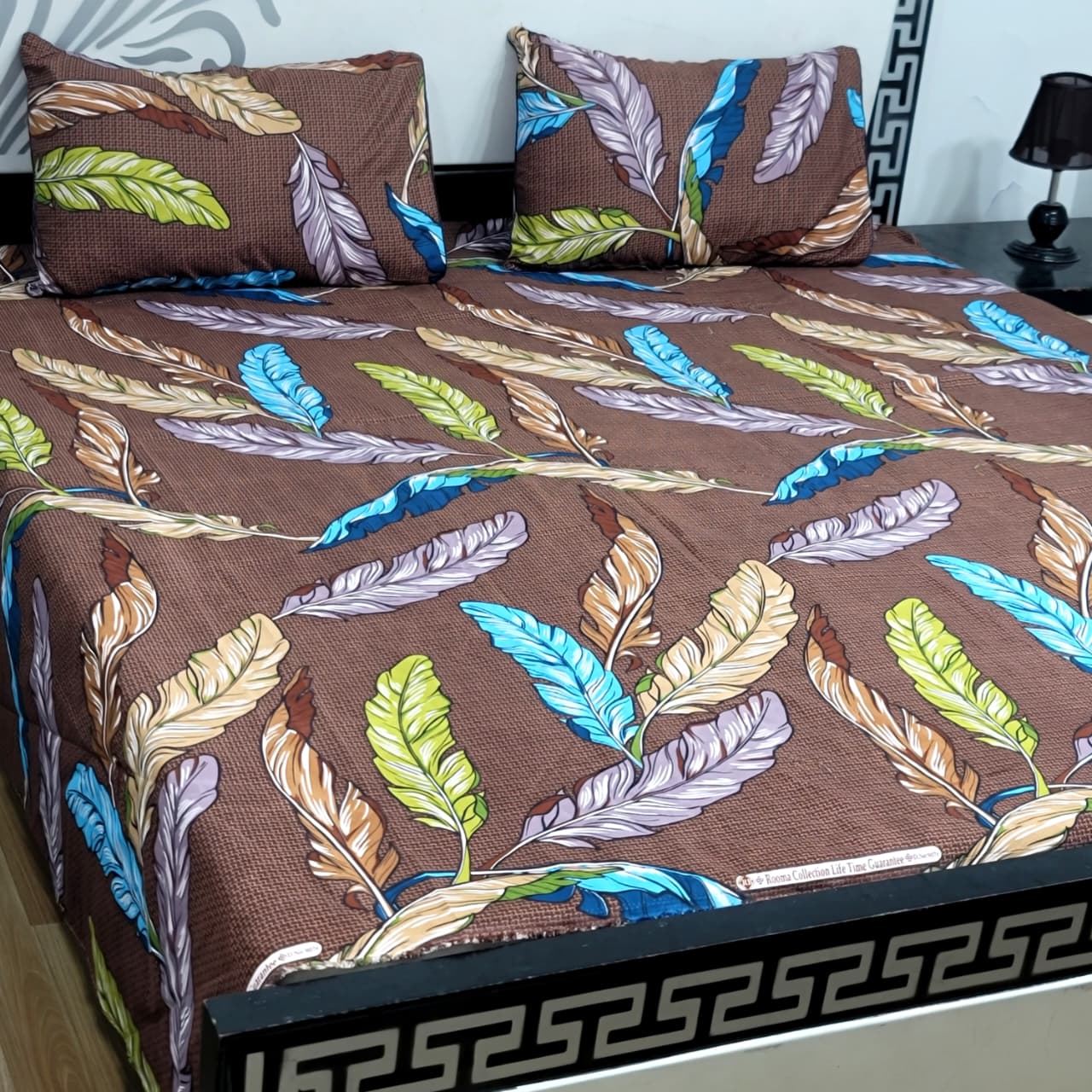 3Pc Crystal Cotton Bed Sheet Set