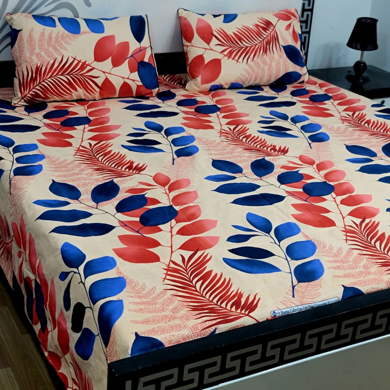 3Pc Crystal Cotton Bed Sheet Set