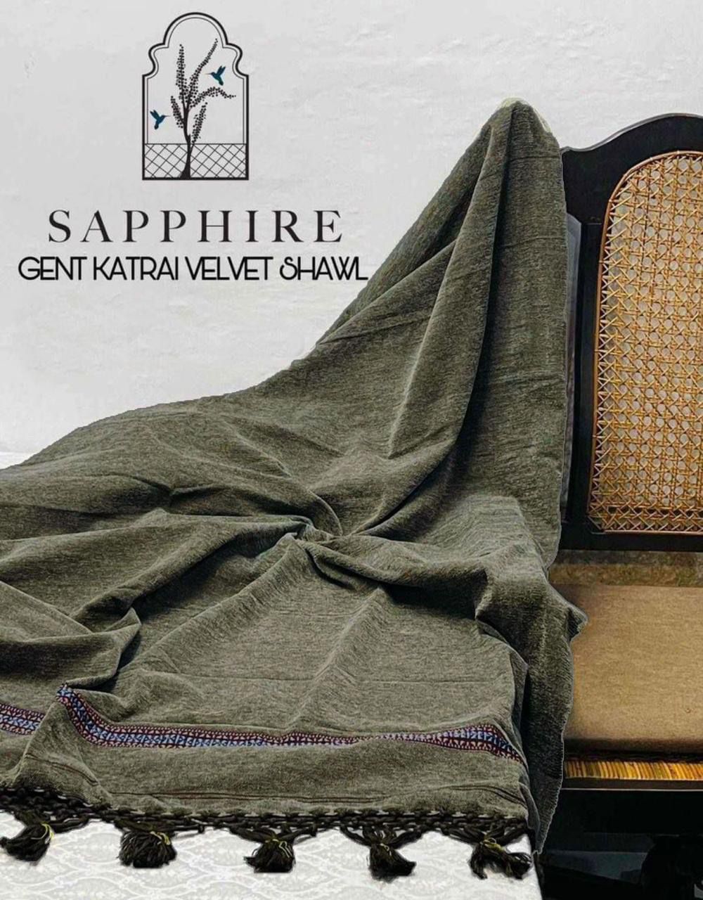 Luxury Velvet Men’s Shawl