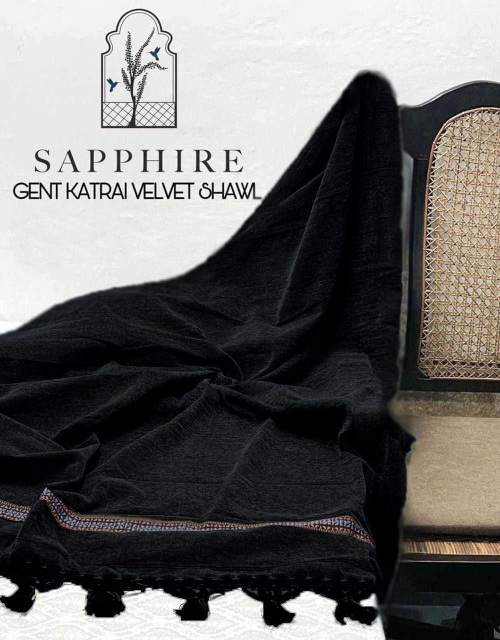 Luxury Velvet Men’s Shawl