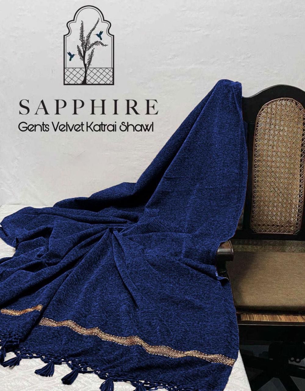 Luxury Velvet Men’s Shawl
