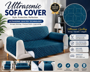 ULTRASONIC MICROFIBER SOFA COVER